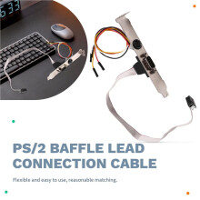 586 Motherboard Mouse Keyboard PS/2 Baffle Lead Connection Cable PS/2 with COM/Serial Port Baffle