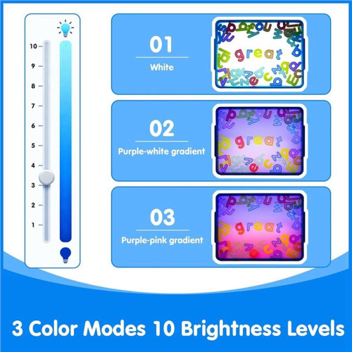 Young Explorers Light Table - Light  Sensory Table for Toddlers, Light Box for Home & Classroom Learning Activities 2