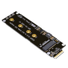 ADT-Link Adattatore per Scheda Riser PCIe X4 5.0 NVMe M.2 SSD A EDSFF E1.S Compatibile con Schede NVMe M.2 NGFF Key M (2230)