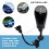 Car LED Shift Knob Electronic Shift Handle with Red Light for   Mk6 Mk7  B7 B8  MK2 Shift Handle 6
