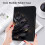 Συμβατή με θήκη Samsung Galaxy Tab A9 Plus, κομψή θήκη από δέρμα PU, αναδιπλούμενη βάση με 4