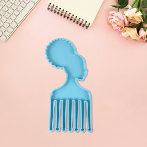 Foqnuq Χτένα Καλούπια Μπρελόκ DIY Κρεμαστό Καλούπι Χύτευσης, Κιτ Ρητίνης για Μπρελόκ, 2