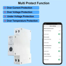 Tuya ZigBee Slimme Stroomonderbreker met Herinschakeltimer, Energiemeter, KWh-Monitor, Overbelastingsbeveiliging voor Alexa Zigbee