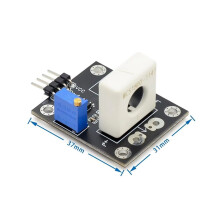 WCS1800 Sensor de Corrente Hall 3-5V Ajustável DC100A 70A 35A Módulo de Proteção Contra Curto-Circuito e Sobrecorrente