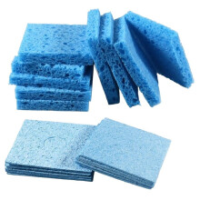 20 Pcs High-Temperature Soldering Tip Cleaning Sponges, 2.6" X 2.6" X 0.4" for Cleaning Soldering Iron Tips