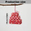 Christmas Mini Gift Boxes with Bells and Berries Red 2 Pack 4