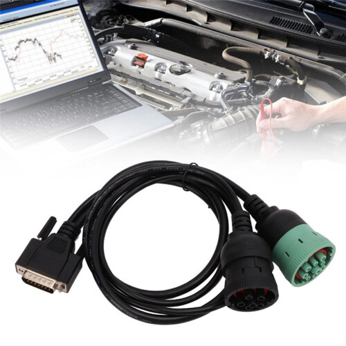 Scanner Diagnostic Cable 402048 6Pin 9Pin Code Reader Adapter Replacement for NEXIQ USB Link1 2