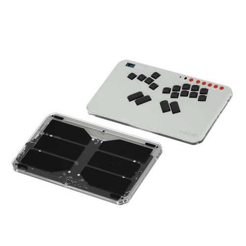 Mechanical  Keyboard Spraying Aluminum Shell Customized Gaming Hitbox for PC PS  Steam NS2 Gray 2