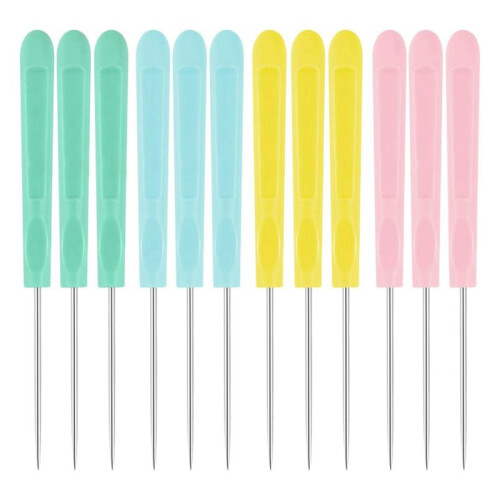 Cookie Decorating Scribe Supplies Icing Scribe Tool for Cake Diy  Leather Awl Tool Sewing (12 Pcs)
