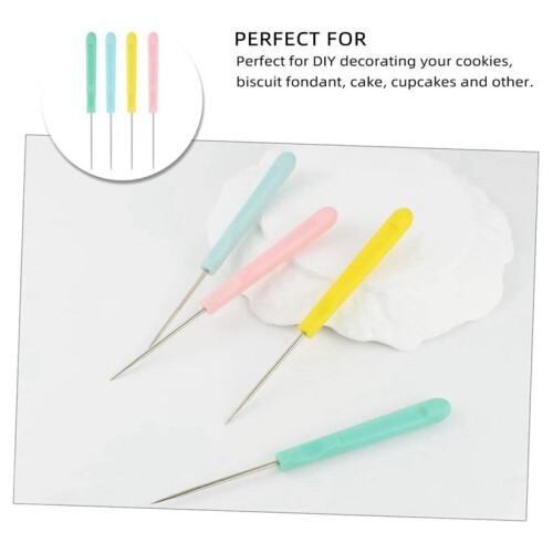 Cookie Decorating Scribe Supplies Icing Scribe Tool for Cake Diy  Leather Awl Tool Sewing (12 Pcs) 2