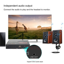 Ezcap283S 1080P HD Video Capture Card Recorder Box Game Recording Device with Scheduled Recording EU PLUG