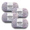 Bernat Blanket #6 Πολύ ογκώδες νήμα πολυεστέρα, 300g, 10,5oz/300g, 220 γιάρδες (4 τεμάχια) 1