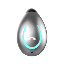 jixopn Kabelloser Stereo-Kopfhörer mit Ohrbügel für Mobiltelefone (Grau)