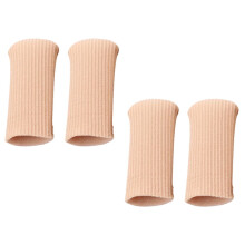 Protège-orteils élastiques, manchons de protection en silicone pour les doigts, pour le sport (lot de 4).