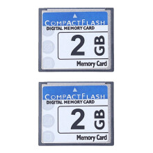 2X Card de memorie Compact Flash profesional de 2 GB pentru cameră, mașină de publicitate, placă de calculator industrială