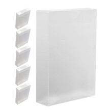 6 cajas vacías para cartas de juego, estuches transparentes para cartas de póker, fundas para cartas (6 unidades).