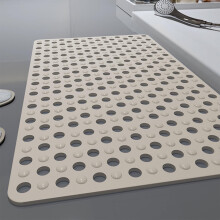 Wdminyy Quadratische Duschmatte, extra groß, rutschfest, mit Abflusslöchern, starken Saugnäpfen, maschinenwaschbar, geeignet für