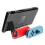 Compatibel met Nintendo Switch. Compatibele harde plastic hoes (transparant). 3