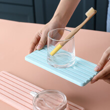 Porte-brosse à dents Hesroicy, séchage rapide, anti-moisissure, 6 couleurs, porte-savon en diatomite, plateau pour brosse à dents, idéal pour la