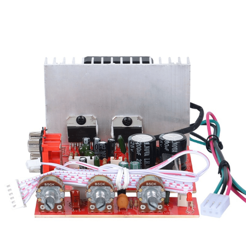 DX-618 Πλακέτα στερεοφωνικού ενισχυτή υπογούφερ ήχου 2.1 καναλιών 60W x 3DC 12- Μονάδα με 1