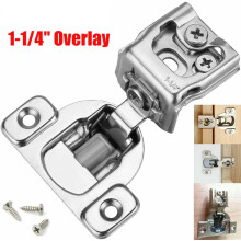 Dazone10Pack1-1/4" päällekkäin asetettavat kaapin saranat, pehmeästi sulkeutuvat karmikeittiön kaapin oven puolikkaat päällekkäissaranat,
