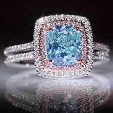 Jacenvly Liquidation 2024 - Nouveauté Femme - Cadeau de Mariage Diamant Rond 1 pièce - Cadeau pour Adolescentes