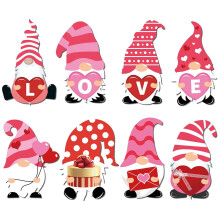 8-teiliges Set mit Liebesbrief-Gartenschildern zum Valentinstag, wasserfest, für den Außenbereich geeignet