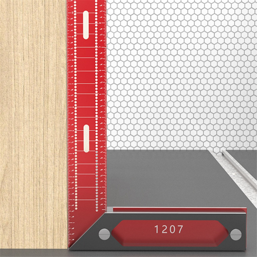 Régua de precisão tipo L para marcação de linhas - 420 mm 2