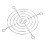 5x Axial80mm Μεταλλικά προστατευτικά δακτύλων για τον ανεμιστήρα ψύξης CPU 1