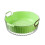 Jacenvly Fall Home Decor, Διπλό Καλάθι Αποστράγγισης για Νιπτήρα Λαχανικών, Πηχτό Πιάτο με 3