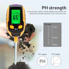 Soil Moisture Sensor Meter Detector Metal Probe Gardening Plant Flower Water Analyzer Test Instrument Hygrometer Tool B