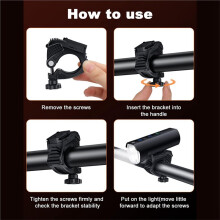 Super Bright LED Bike Light for Night Riding, Bike Headlight USB Rechargeable Bicycle Front Lights