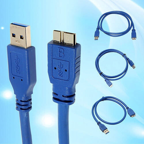 Καλώδιο SUSUchens Blue SuperSpeed USB3.0 τύπου A αρσενικό σε Micro B αρσενικό 0.5m1m1.8m1M 2