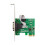 Κάρτα επέκτασης ST328PCIe X1AX99100 1S DB-9Pin RS232 Βιομηχανική θύρα COM Πολυλειτουργική βολική 8