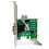 Κάρτα επέκτασης ST328PCIe X1AX99100 1S DB-9Pin RS232 Βιομηχανική θύρα COM Πολυλειτουργική βολική 7