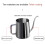 Βραστήρας καφέ Mini600ml με λαιμόκοψη, στόμιο, κανάτες, καφετιέρα, μακρύς, στενός, 3