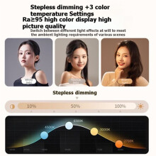 For Pocket 3 Pocket Magnetic Fill Light Three Color Temperatures (Warm and Cool) and Support 360 Rotation.