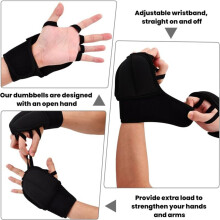 Paquete de 2 Guantes con Peso para Temblores, Ayuda Ajustable para la Estabilidad de la Mano para Pacientes con Parkinson, Estabilidad Al Escribir