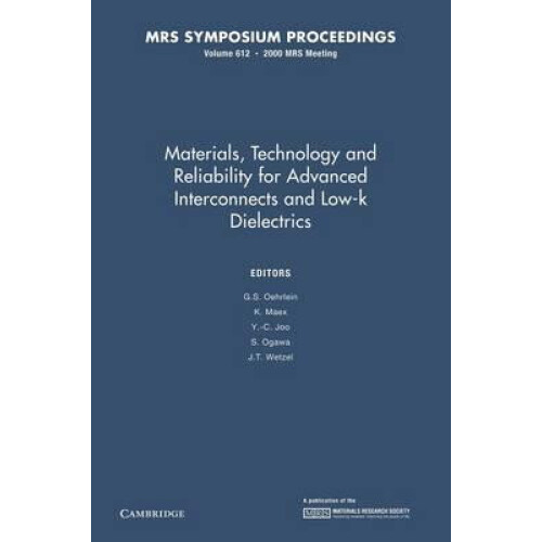 Materials Technology and Reliability for Advanced Interconnects and Lo