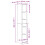 VidaXL vidaXL Kleiderschrank Schwarz Eichen-Optik 30 x 50 x 200 cm 8