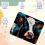 Mousepad με μαύρο και άσπρο print - Λεία επιφάνεια, χοντρή επένδυση Mousepad, εργονομικός 3