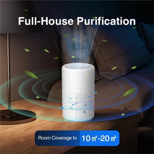 Purifier with HEPA Filter, Activated Carbon, and Negative Ion Generator 2