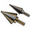 Cobalt Multiple Hole Step Drill Set Tools Aluminum Case. Metal Hole Cutter Core Cone Drilling Tools Set 6