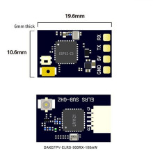 Receptor ELRS de 2,4 GHz con Módulo de Antena T de Baja Latencia, Receptor para Carreras FPV y FPV de Largo Alcance