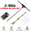 2.4GHz ELRS Receiver with T-Antenna Low-Latency Module  Receiver for FPV Race and Long Range FPV 7