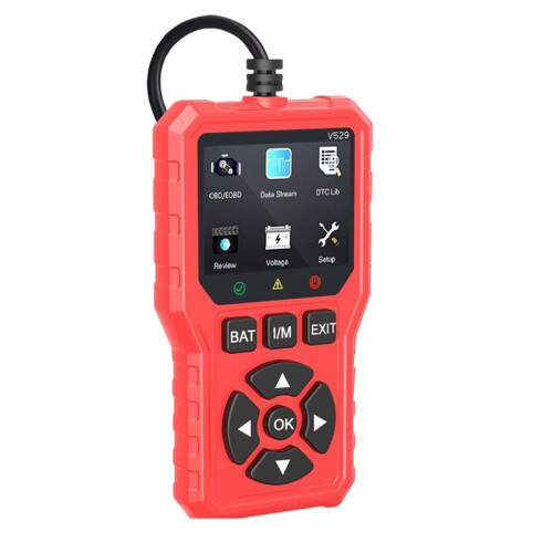 FOXSUR Automotive OBD2 Scanning Diagnostic Tool Engine Fault Code Reading/Clearing, EOBD+Scan Car Diagnostic Tool
