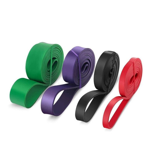 Latex Resistance Band Elastic Exercise Strength Pull-Ups Auxiliary Band Strengthening Train,4.4cm,Green