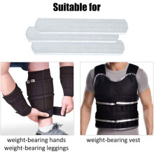 12 Pieces Weighted Vest Steel Plates Strength Training Plate for Exercise Fitness Training