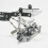 Pull Rod Tie Rod Pull Rod Base  for WPL B14 B24 C14 C24 & Pull Rod Base  Axle  Servo Bracket Mount 6