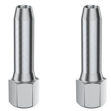 2pcs Industrial Grease Gun Dual Nozzle Kit, Suitable for Excavators and Trucks